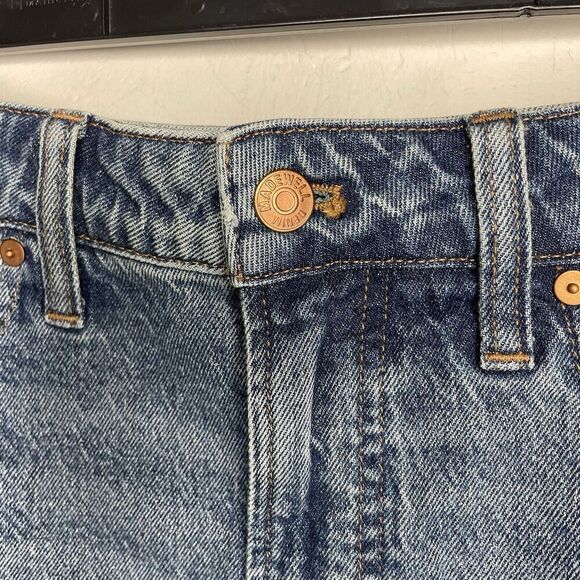 MADEWELL Perfect Jean Shorts Women 28 Curvy NEW Raw Hem Stretch NO739 - Picture 9 of 16